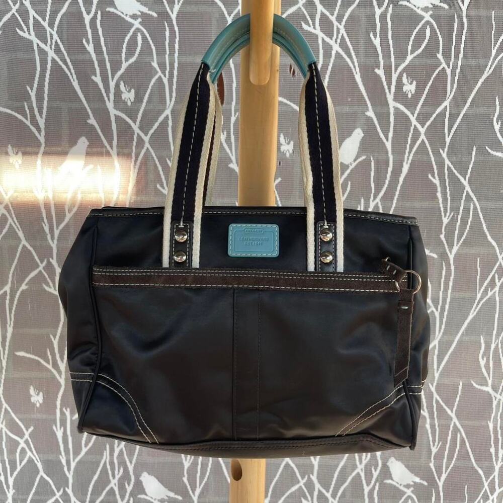 Y2k 2000s coach hampton black mini bag